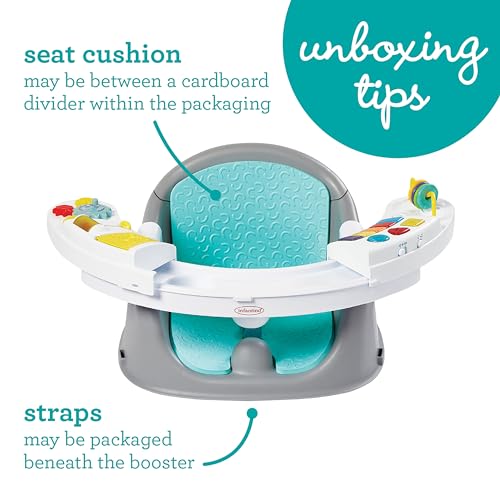 Infantino 3 - in - 1 Discovery Seat and Booster (Teal) - Kidsy