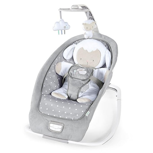 Ingenuity 2 - in - 1 Infant to Toddler Rocker and Baby Bouncer (Cuddle Lamb) - Kidsy