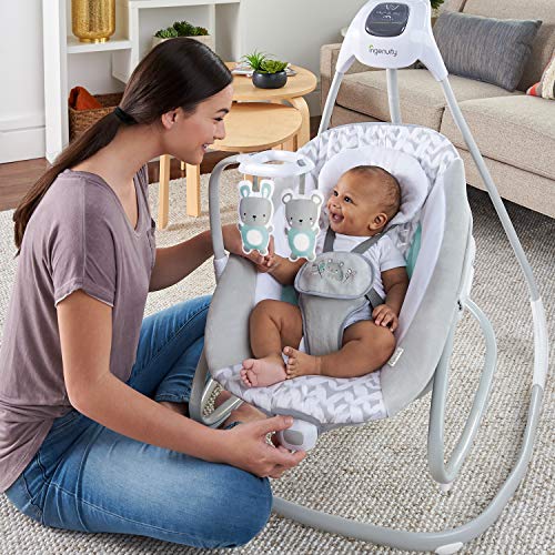 Ingenuity 2 - in - 1 SimpleComfort Baby Swing & Rocker (Raylan) - Kidsy