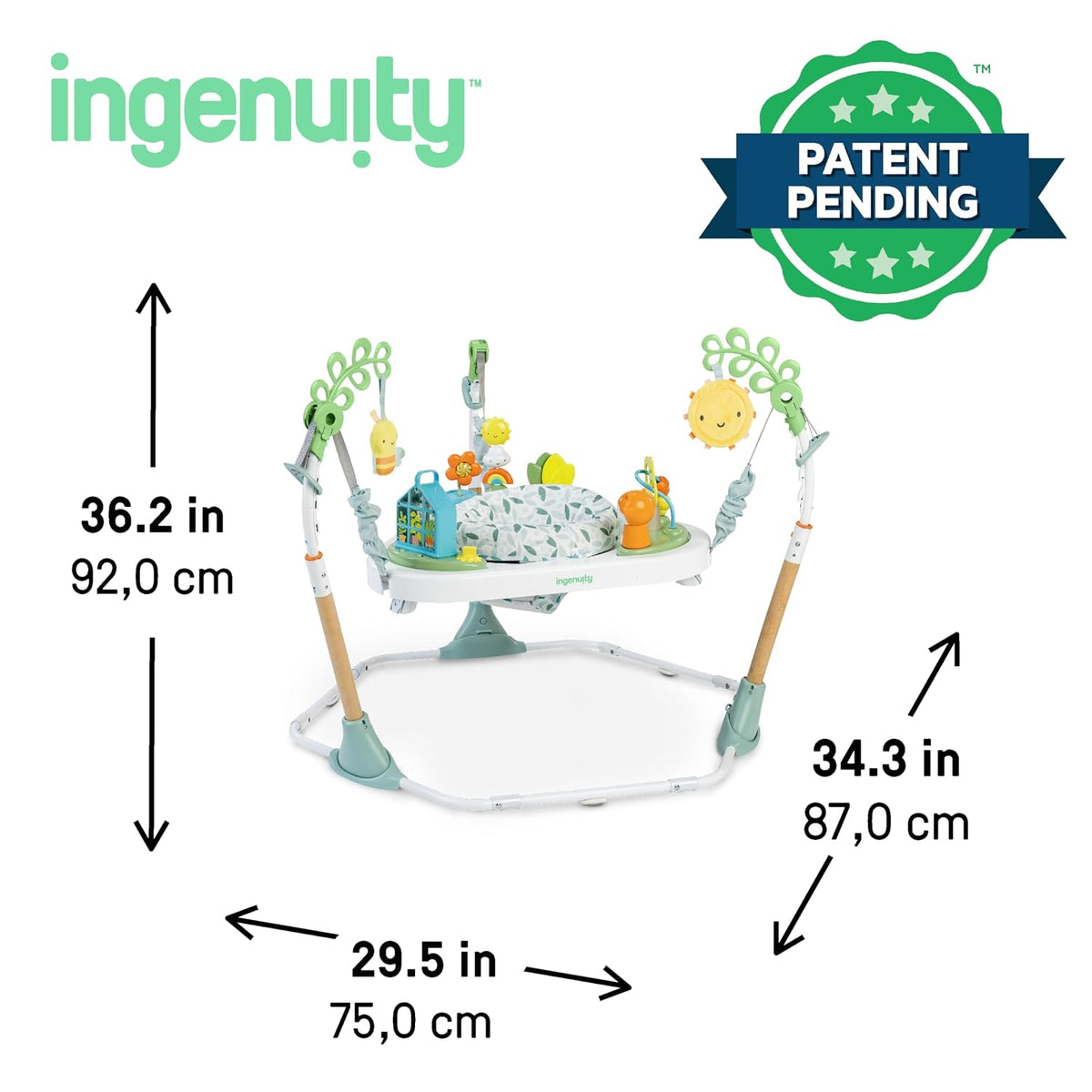 Ingenuity 3-in-1 Baby Jumper and Activity Center with Lights and Sounds - Kidsy