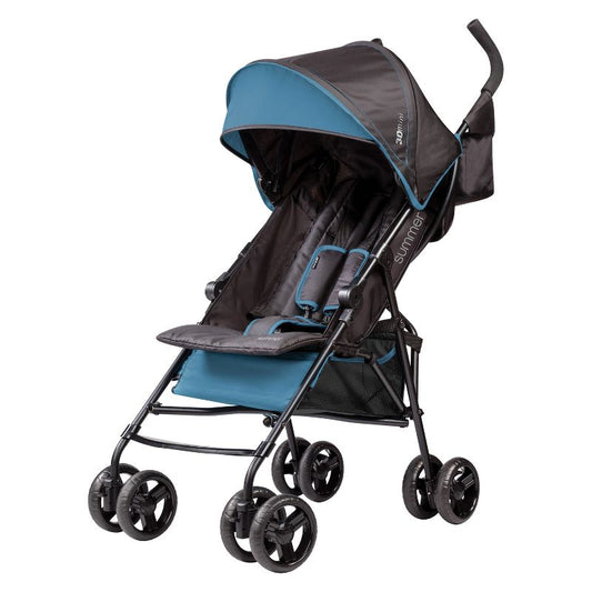 Ingenuity 3D Mini Convenience Stroller (Blue/Black) - Kidsy