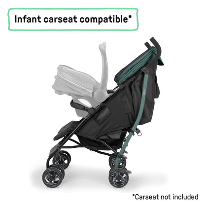 Ingenuity 3Dlite Jewel Convenience Stroller (Green) - Kidsy