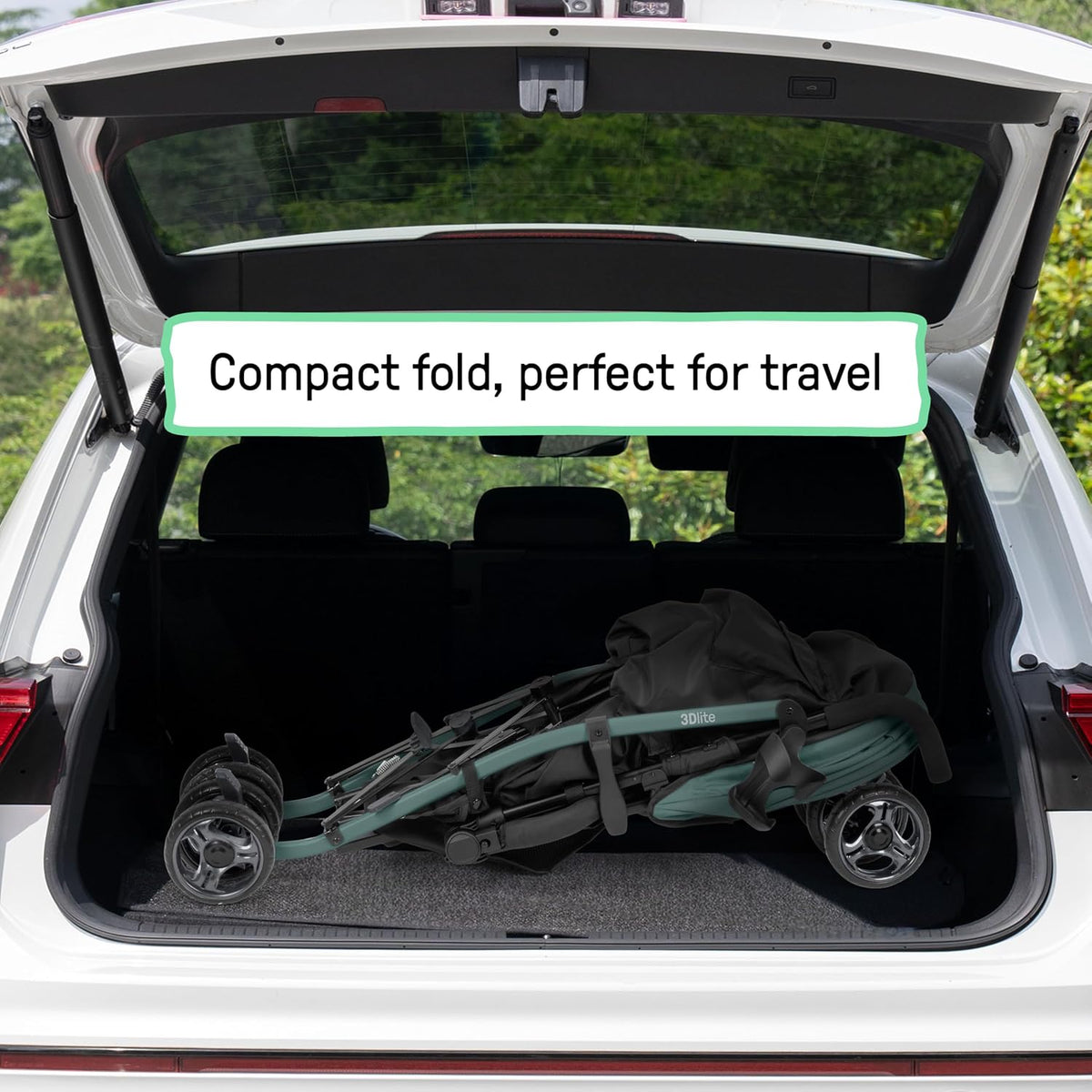 Ingenuity 3Dlite Jewel Convenience Stroller (Green) - Kidsy