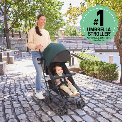 Ingenuity 3Dlite Jewel Convenience Stroller (Green) - Kidsy