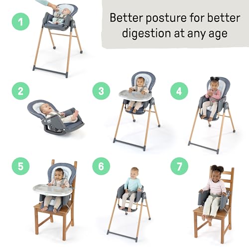 Ingenuity 7 - in - 1 High Chair (Chambray) - Kidsy