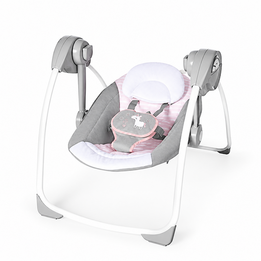 Ingenuity Comfort 2 Go Baby Swing (Pink Flora)