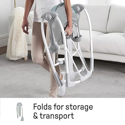 Ingenuity Compact Lightweight Portable Baby Swing (Abernathy) - Kidsy