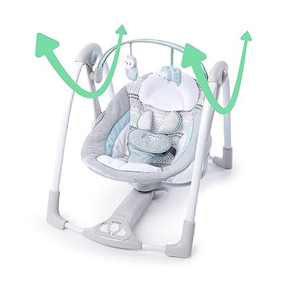 Ingenuity Compact Lightweight Portable Baby Swing (Abernathy) - Kidsy