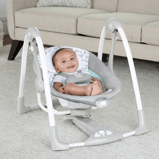 Ingenuity ConvertMe 2 - in - 1 Portable Swing & Infant Seat (Raylan) - Kidsy