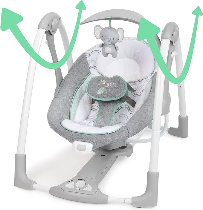 Ingenuity ConvertMe 2 - in - 1 Swing & Infant Seat (Swell) - Kidsy