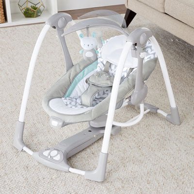 Ingenuity ConvertMe Swing - 2 - Seat Portable Baby Swing (Raylan) - Kidsy
