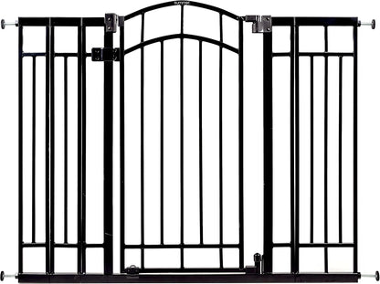 Ingenuity Extra Tall Walk-Thru Baby Gate, 28.5–48 Inches (Black) - Kidsy