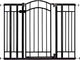 Ingenuity Extra Tall Walk-Thru Baby Gate, 28.5–48 Inches (Black) - Kidsy