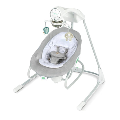 Ingenuity InLighten 2-in-1 Soothing Baby Swing & Rocker (Remy) - Kidsy