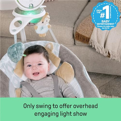 Ingenuity InLighten 5 - Speed Baby Swing (Kitt Fox) - Kidsy