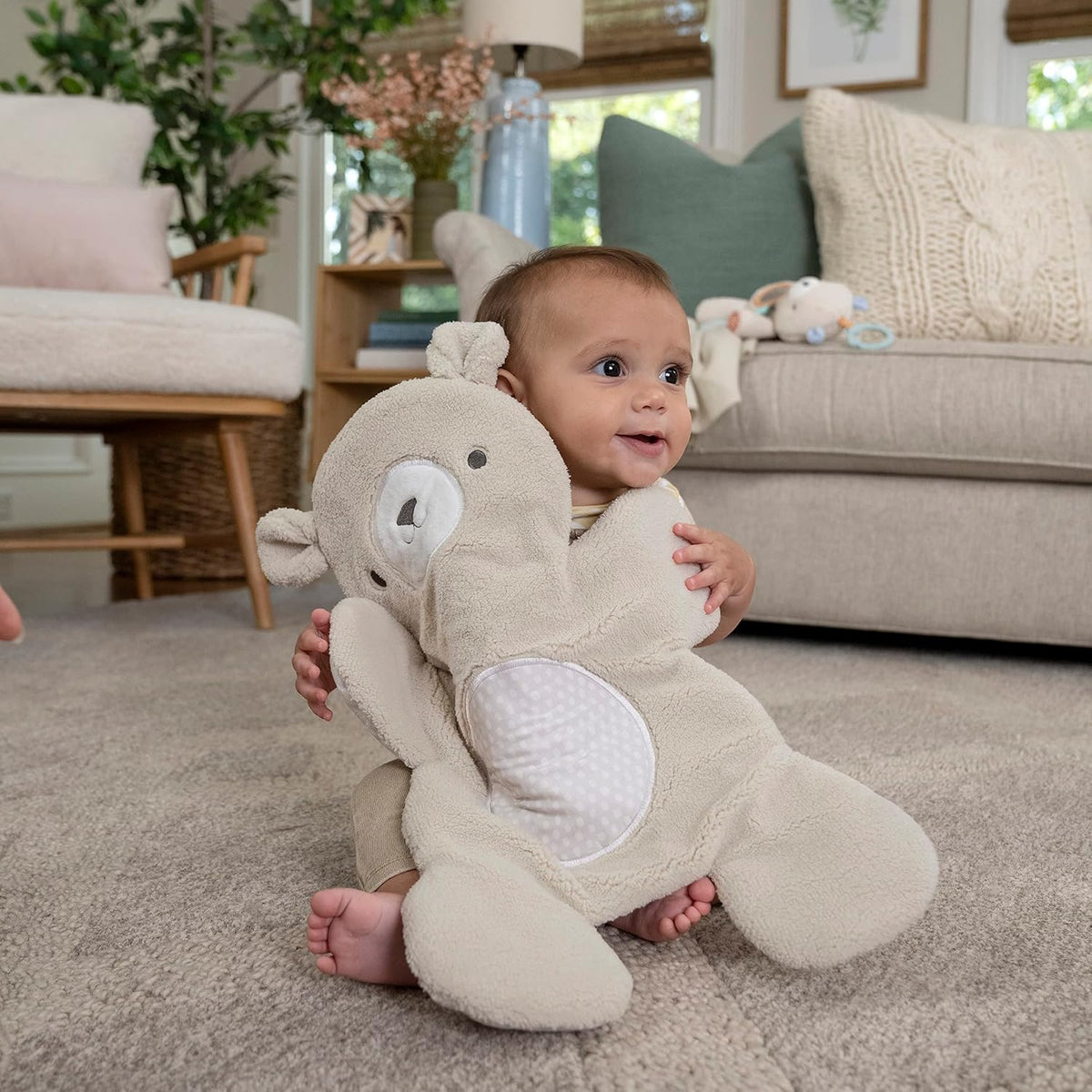 Ingenuity InLighten Baby Bouncer (Nate) - Kidsy