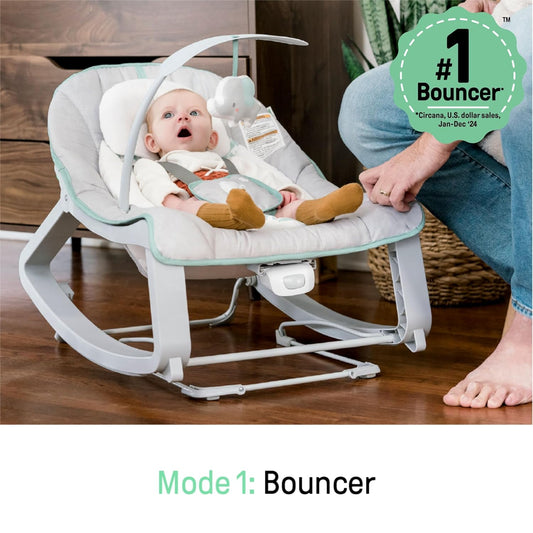 Ingenuity Keep Cozy 3 - in - 1 Baby Bouncer (Weaver) - Kidsy