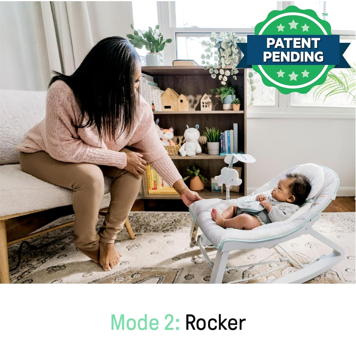 Ingenuity Keep Cozy 3 - in - 1 Baby Bouncer (Weaver) - Kidsy