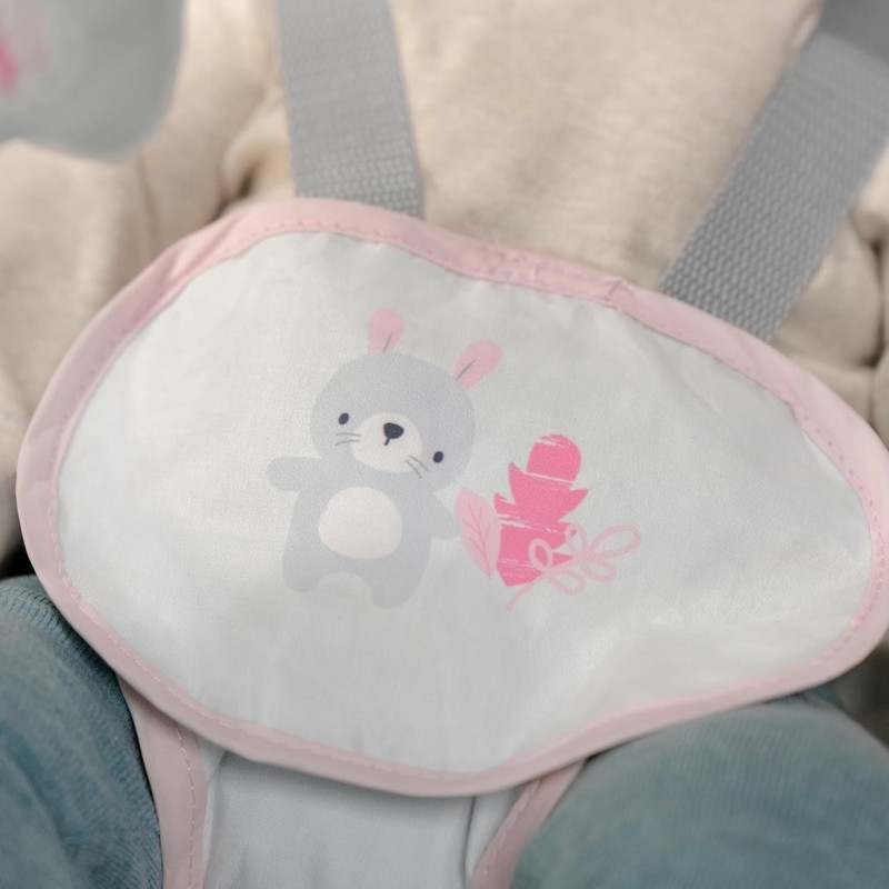 Ingenuity Keep Cozy 3 - in - 1 Grow with Me Bounce Rock Seat (Pink Lily) - Kidsy