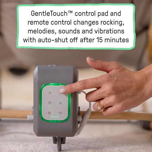 Ingenuity Keep Inmotion Automatic Baby Rocking Seat (Soulful Skies) - Kidsy