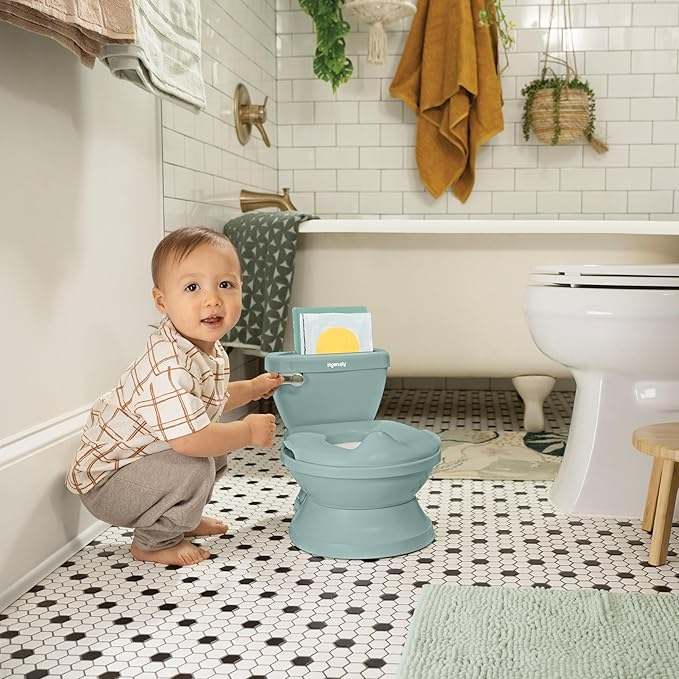 Ingenuity My Size Potty Pro Training Toilet (Green) - Kidsy
