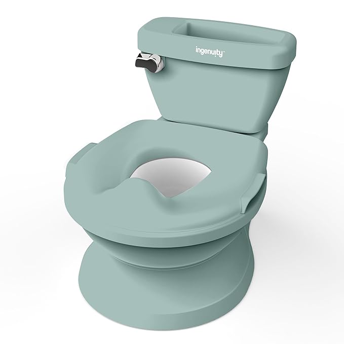 Ingenuity My Size Potty Pro Training Toilet (Green) - Kidsy