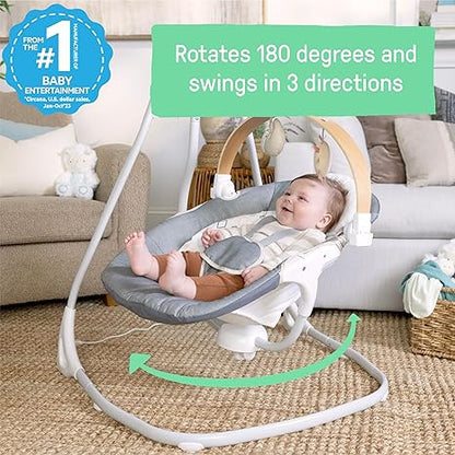 Ingenuity SimpleComfort Compact Soothing Swing (Parker) - Kidsy