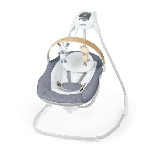 Ingenuity SimpleComfort Swing (Chambray) - Kidsy