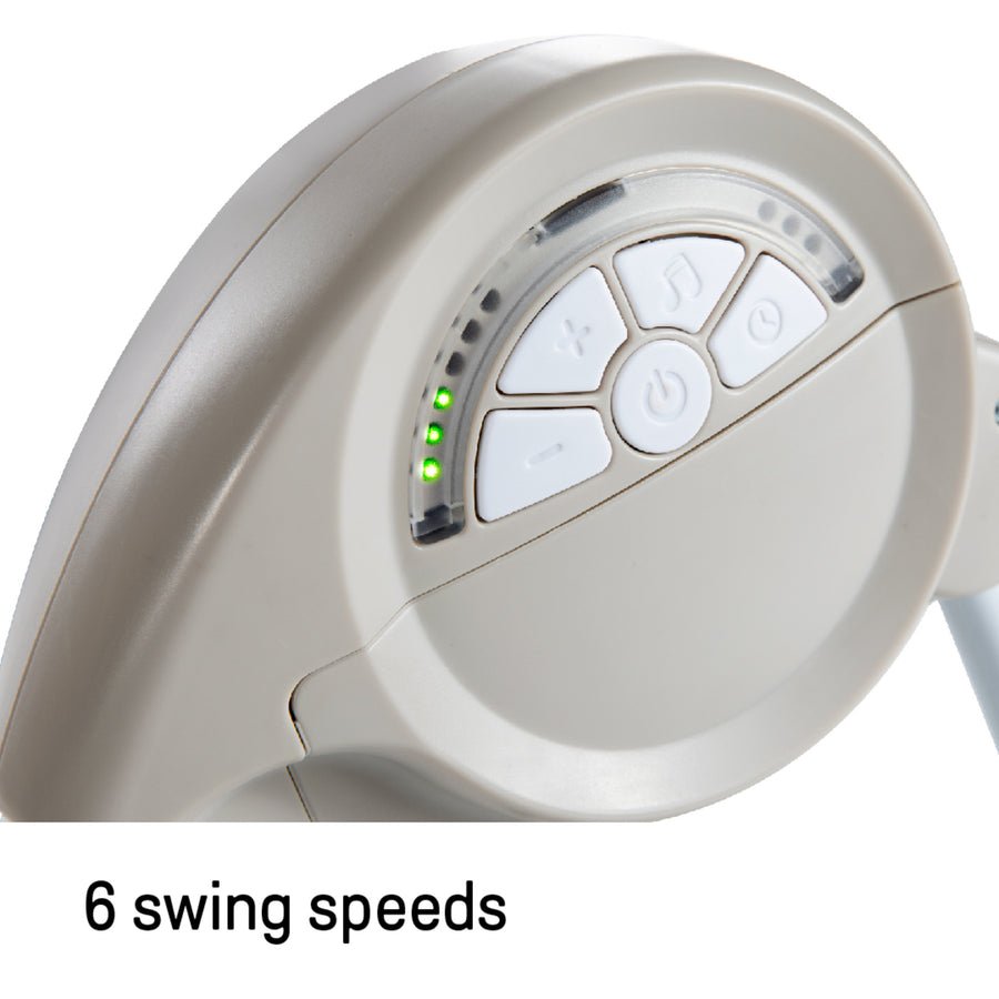 Ingenuity Soothe 'n Delight Portable Baby Swing (Cozy Kingdom) - Kidsy