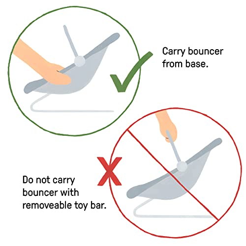 Ingenuity Soothing Baby Bouncer (Pink Flora Unicorn) - Kidsy