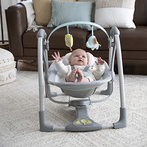 Ingenuity Swing 'n Go 5 - Speed Baby Swing (Hugs & Hoots) - Kidsy