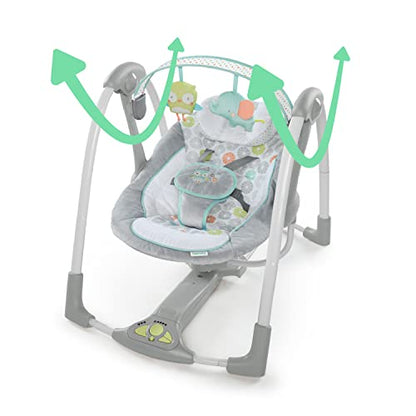Ingenuity Swing 'n Go 5 - Speed Baby Swing (Hugs & Hoots) - Kidsy