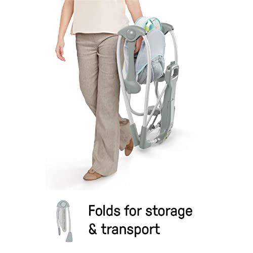 Ingenuity Swing 'n Go 5 - Speed Baby Swing (Hugs & Hoots) - Kidsy