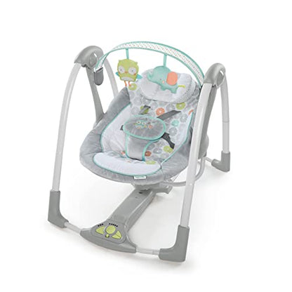 Ingenuity Swing 'n Go 5 - Speed Baby Swing (Hugs & Hoots) - Kidsy