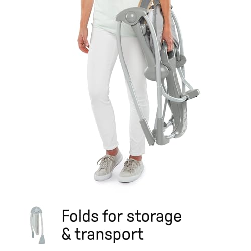 Ingenuity Swing 'n Go Deluxe 5 - Speed Baby Swing (Bella Teddy) - Kidsy