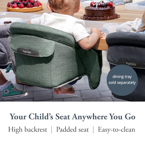 Inglesina Fast Table Chair Portable Baby High Chair (Pine Green Melange) - Kidsy