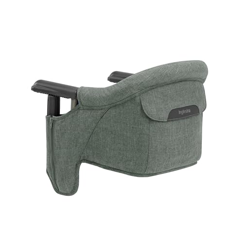Inglesina Fast Table Chair Portable Baby High Chair (Pine Green Melange) - Kidsy