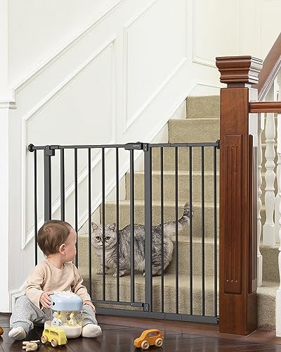 InnoTruth 28.9 - 42.1" Wide, 30" Tall Gates (Black) - Kidsy