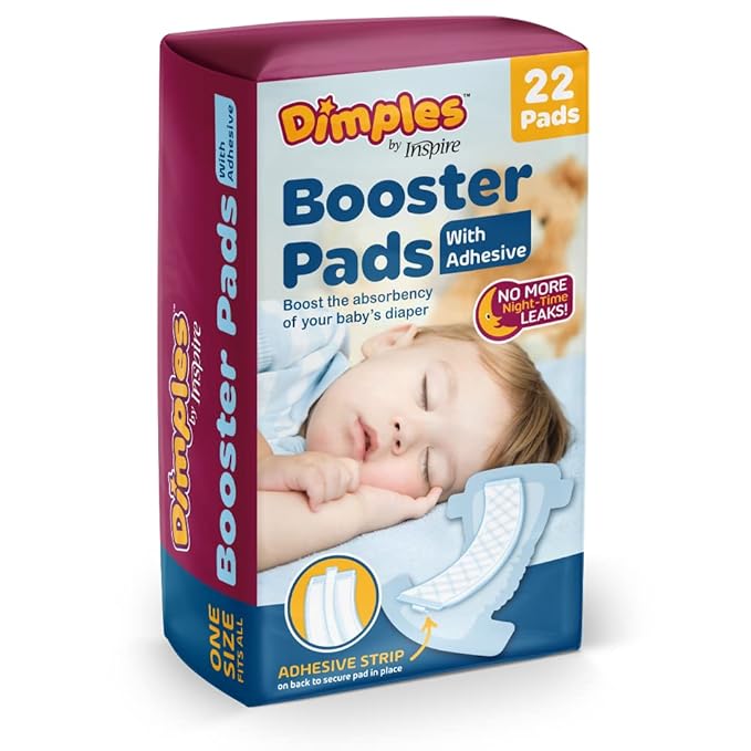 Inspire Dimples Booster Pads One Size 20 Count (Pack of 1) - Kidsy