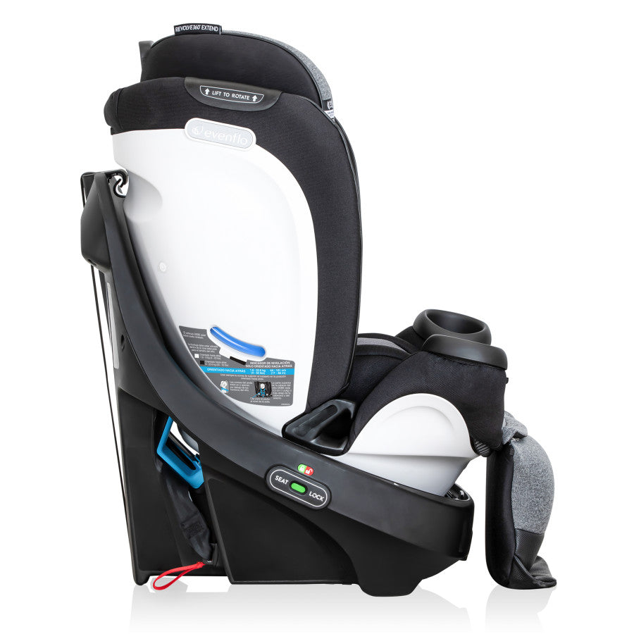 New Revolve360 Extend All-in-One Rotational Car Seat with SensorSafe