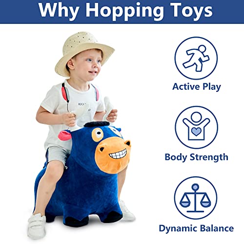 IPlay, ILearn Bouncy Pals Hopping Animal (Bouncy Bull) - Kidsy