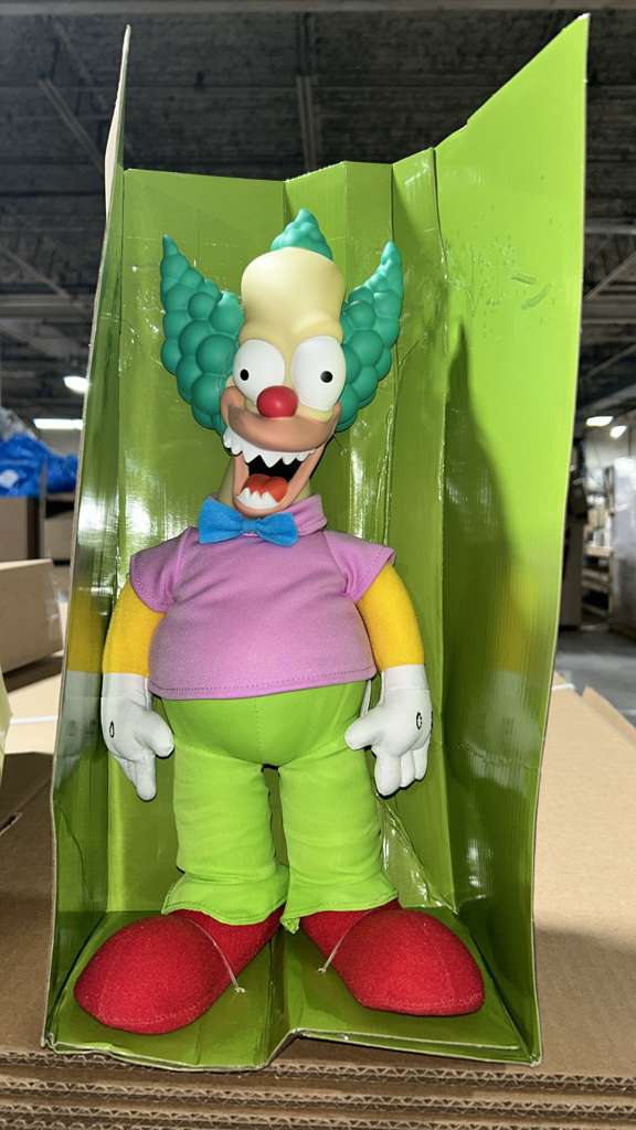JAKKS Pacific The Simpsons 16" Talking Krusty Doll Plush - Kidsy