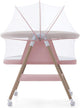 Jaoul Baby Bassinet, Portable Baby Travel Crib for Baby Bed with Wheels Comfy Mattress (Pink) - Kidsy
