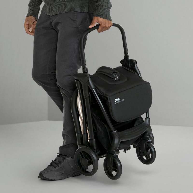 Jeep Altitude Compact Travel Stroller by Delta Children (Tan) - Kidsy
