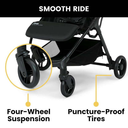 Jeep Altitude Compact Travel Stroller by Delta Children (Tan) - Kidsy