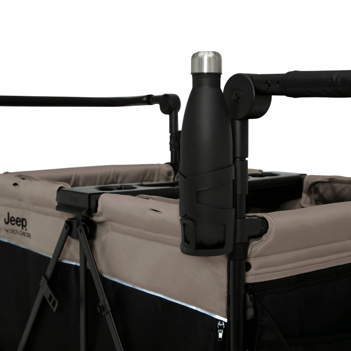 Jeep Gladiator 4-Seater Stroller Wagon by Delta Children (Black/Tan) - Kidsy