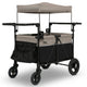 Jeep Gladiator 4-Seater Stroller Wagon by Delta Children (Black/Tan) - Kidsy