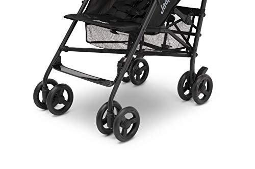 Jeep PowerGlyde Plus Lightweight Travel Stroller (Black) - Kidsy