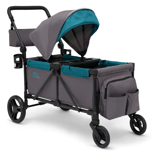 Jeep Sport All - Terrain Stroller Wagon by Delta Children (Grey/Blue Moon) - Kidsy