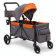 Jeep Sport All-Terrain Stroller Wagon with Accessories (Grey/Bonfire) - Kidsy